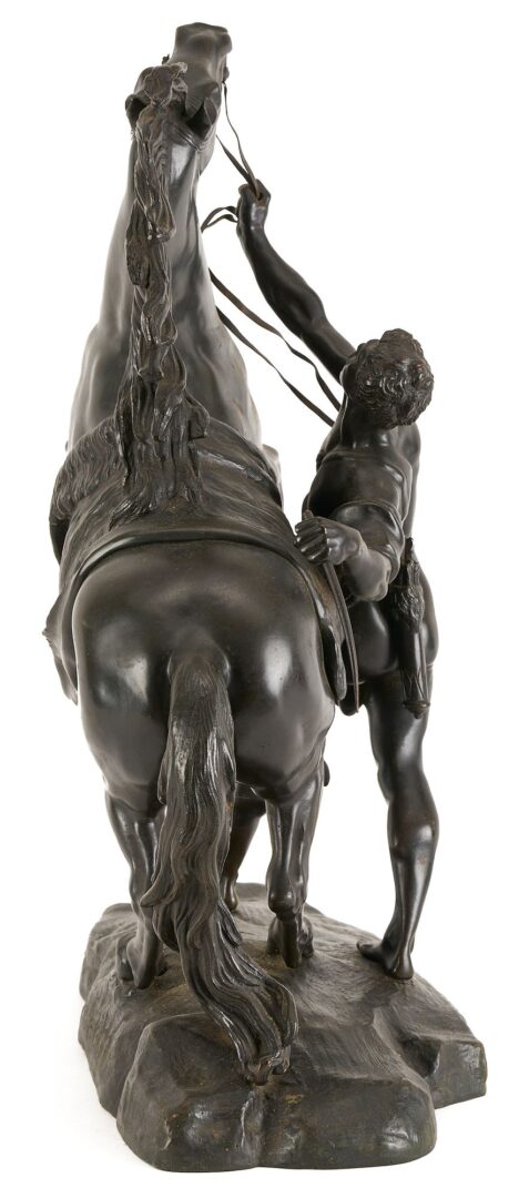 Lot 779: After Guillaume Coustou, Horse of Marly Bronze Equestrian Sculpture