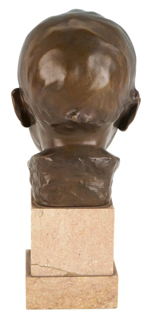 Lot 782: Franz Seifert Bronze Head of Child