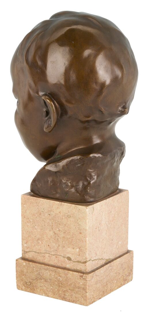 Lot 782: Franz Seifert Bronze Head of Child