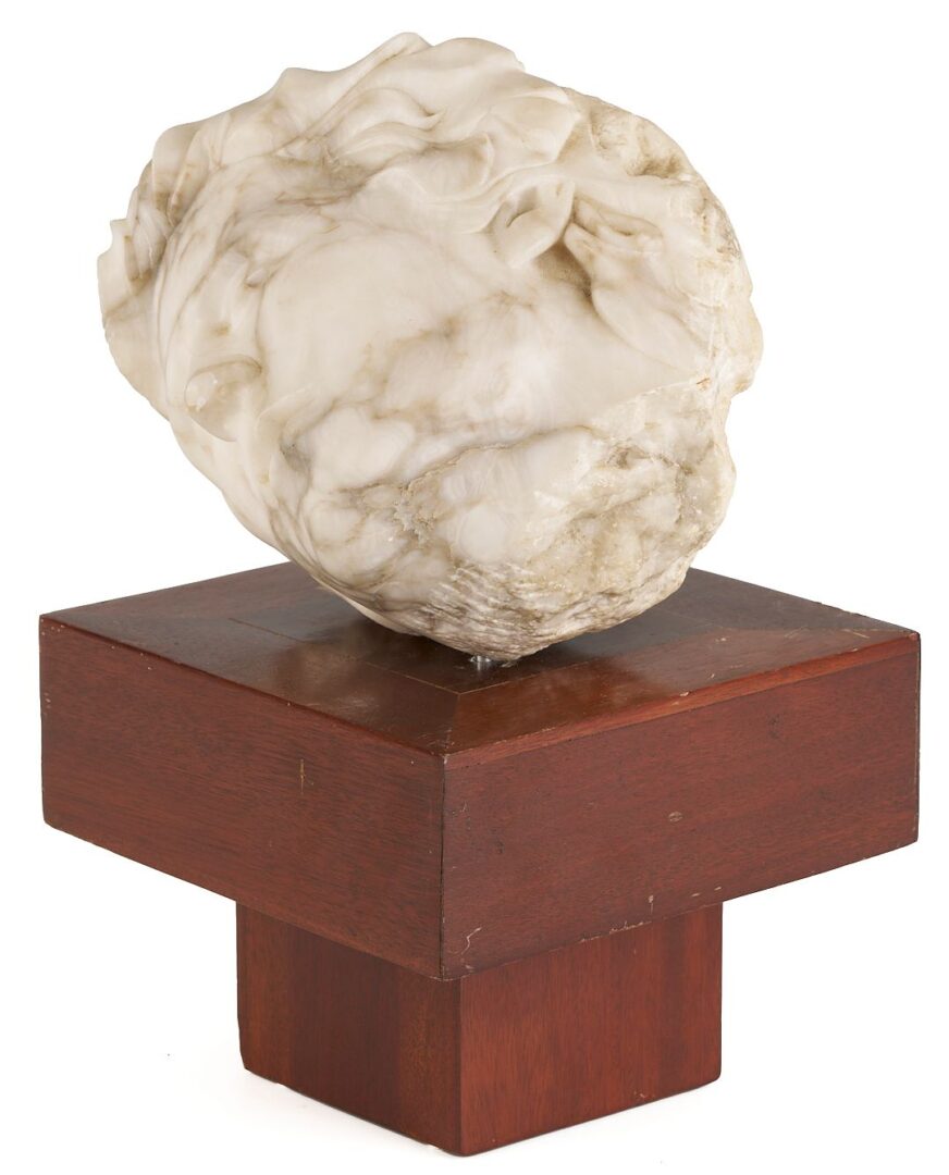 Lot 783: Greco Roman Style Marble Head Sculpture