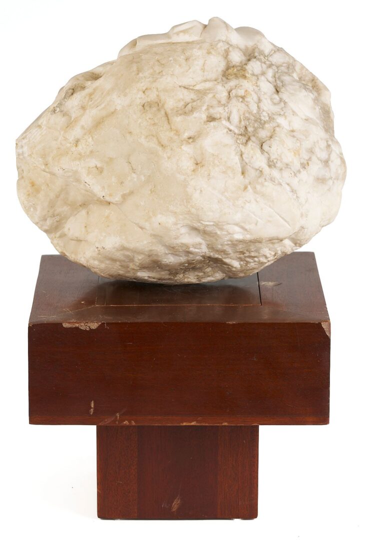 Lot 783: Greco Roman Style Marble Head Sculpture