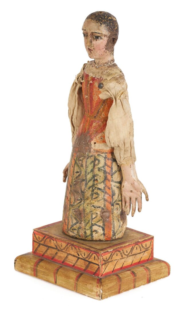 Lot 789: 3 Spanish Colonial Santos Figures