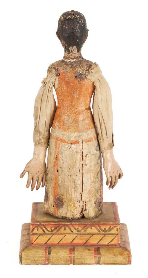 Lot 789: 3 Spanish Colonial Santos Figures