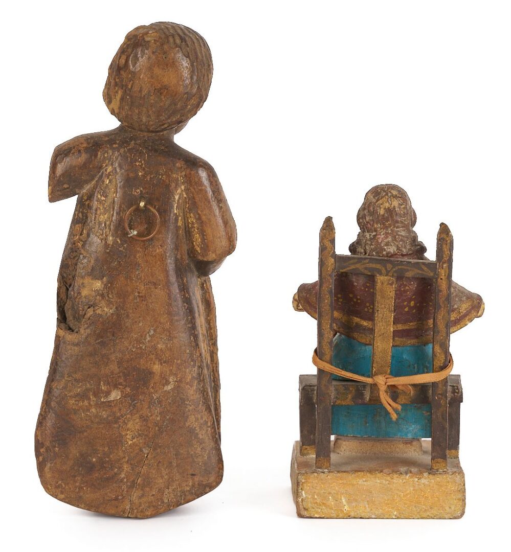 Lot 789: 3 Spanish Colonial Santos Figures