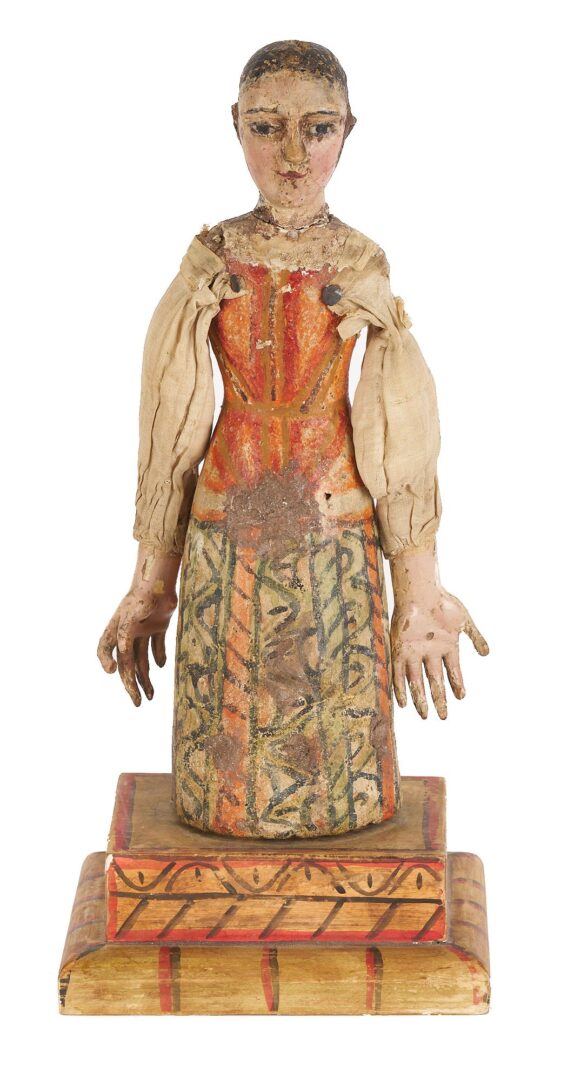 Lot 789: 3 Spanish Colonial Santos Figures