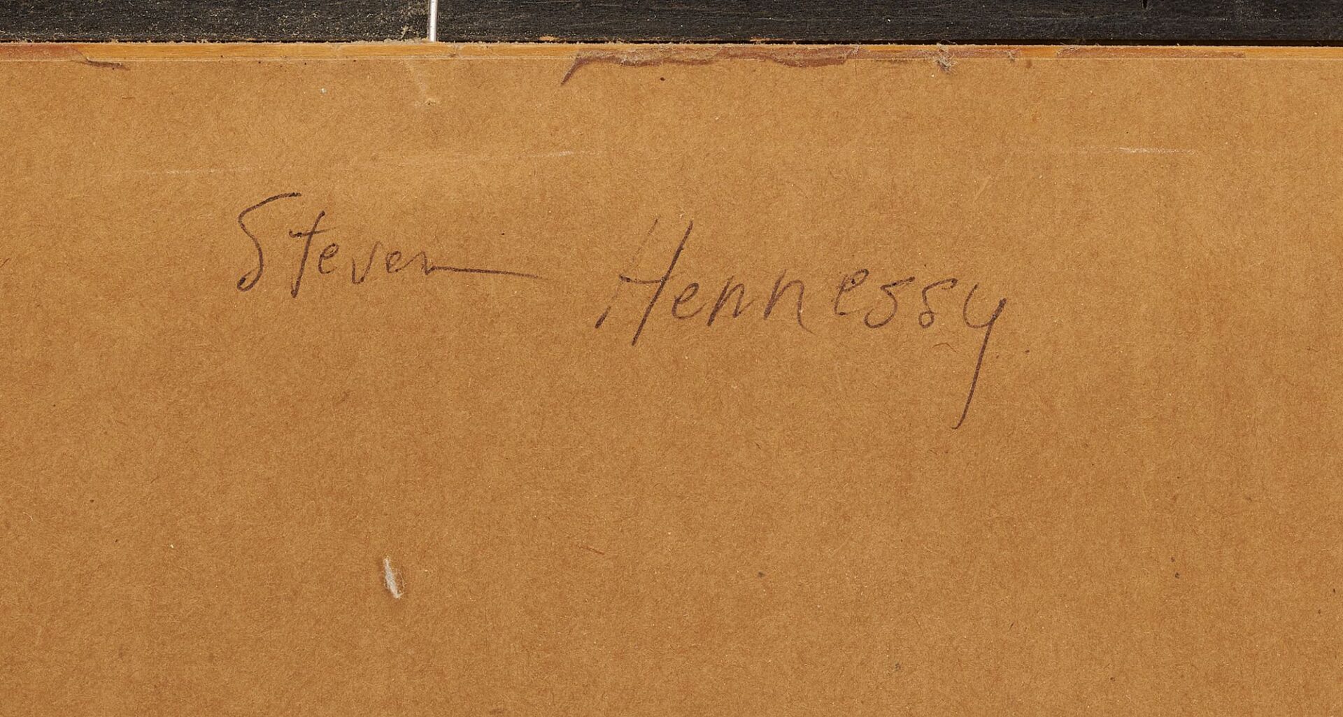 Lot 797: 2 Western Paintings Incl. Stephen Hennessy, Monterey Cypress & Moose