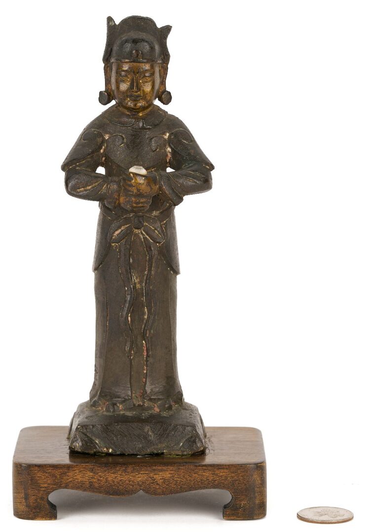 Lot 7: Standing Asian Bronze Figure