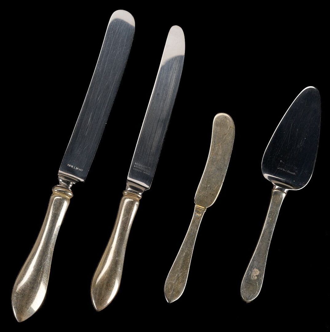 Lot 80: Dominick & Haff, 1776 Sterling Flatware, 110 pcs.