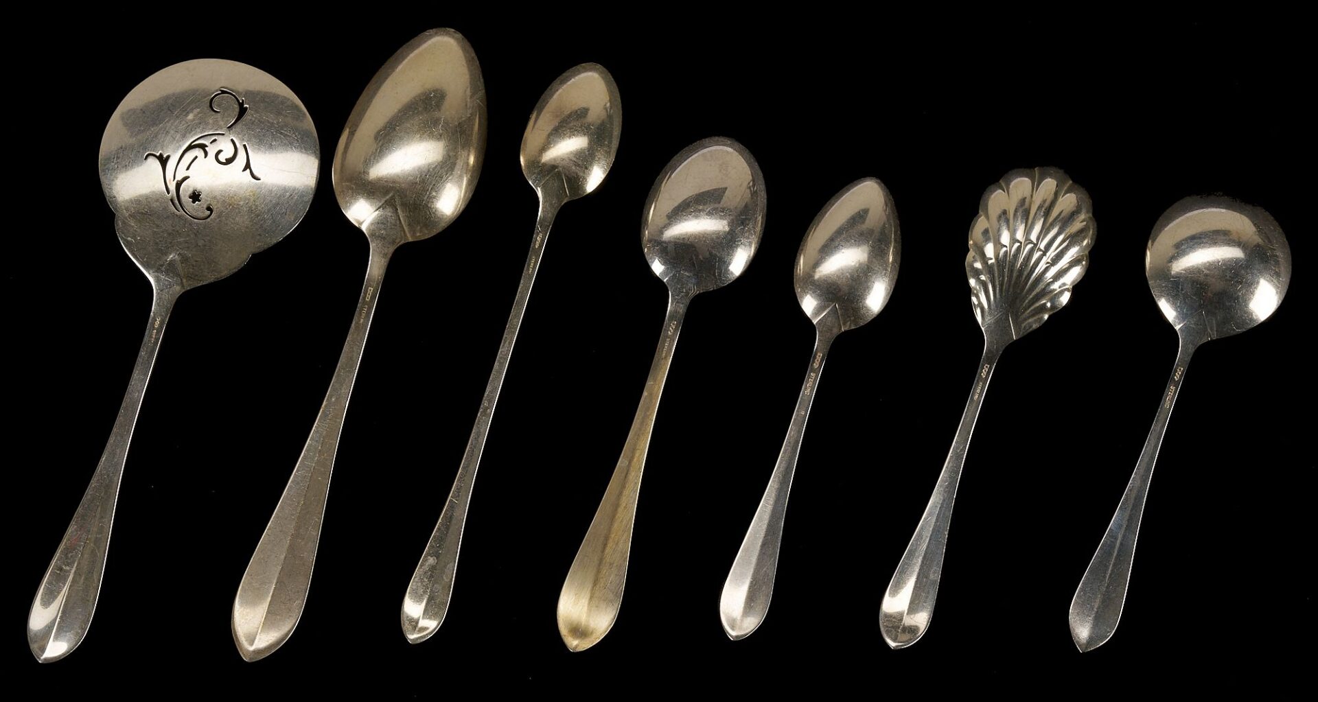 Lot 80: Dominick & Haff, 1776 Sterling Flatware, 110 pcs.