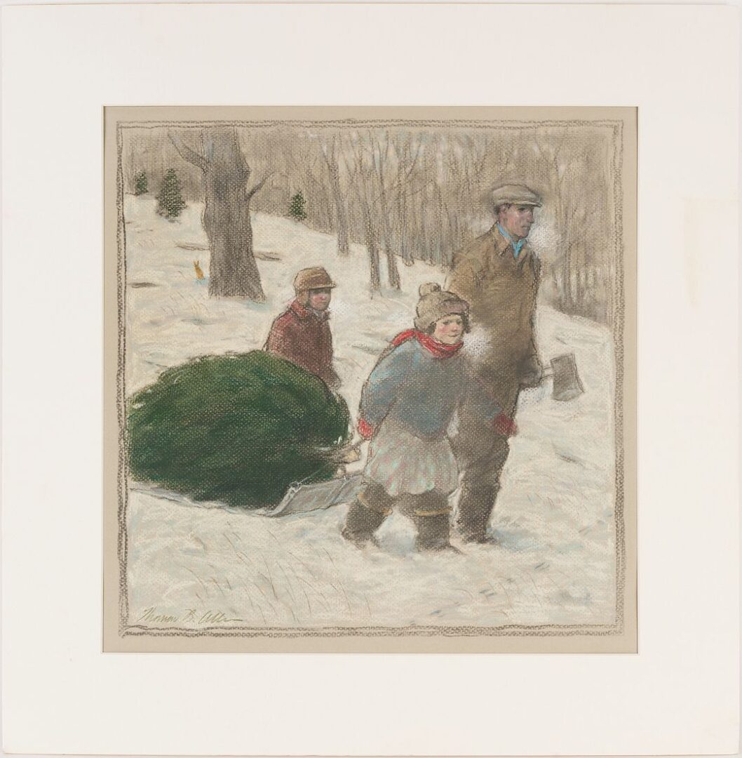 Lot 814: 2 Thomas B. Allen Works on Paper Plus Book