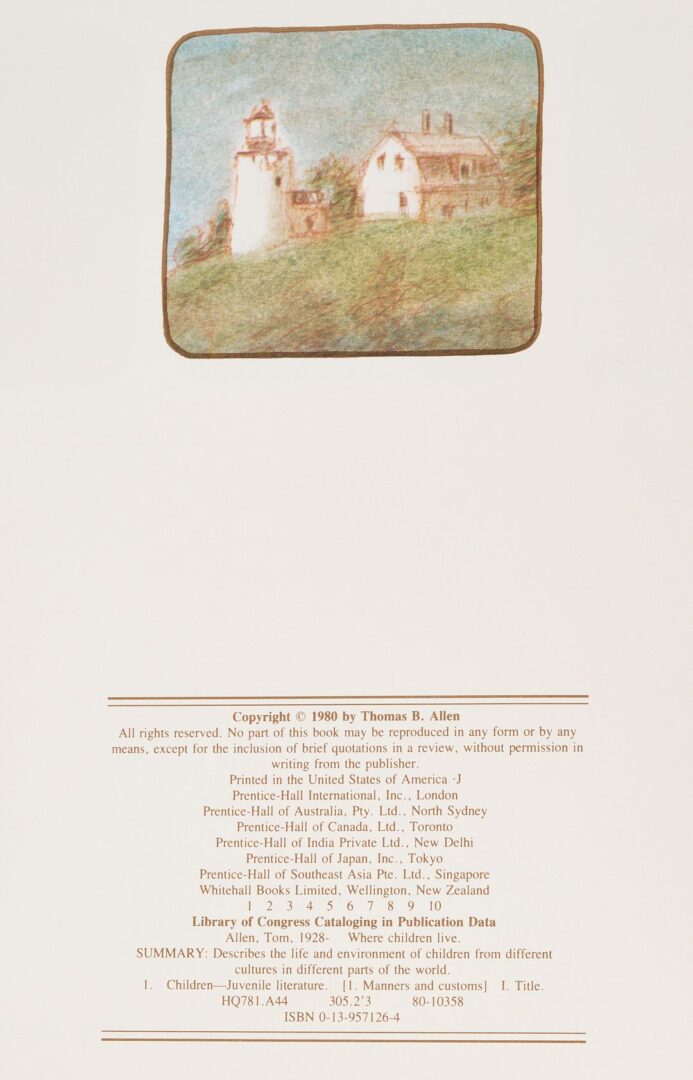 Lot 814: 2 Thomas B. Allen Works on Paper Plus Book