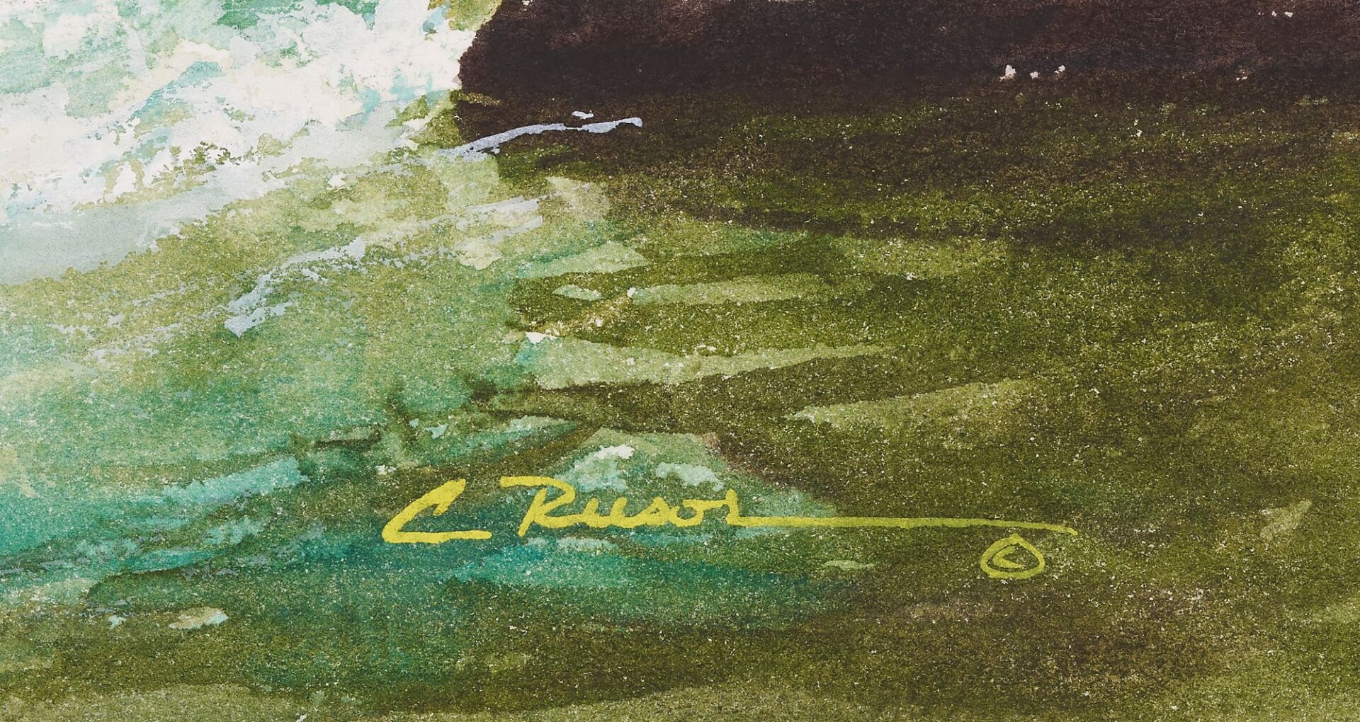 Lot 816: Pr. Carol Reesor East Tennessee Watercolor Mountain Landscapes