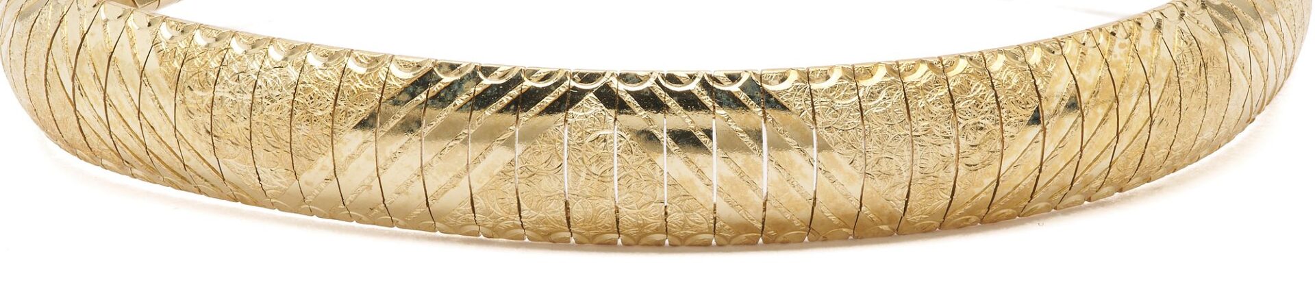 Lot 831: 14K Italian Gold Bracelet