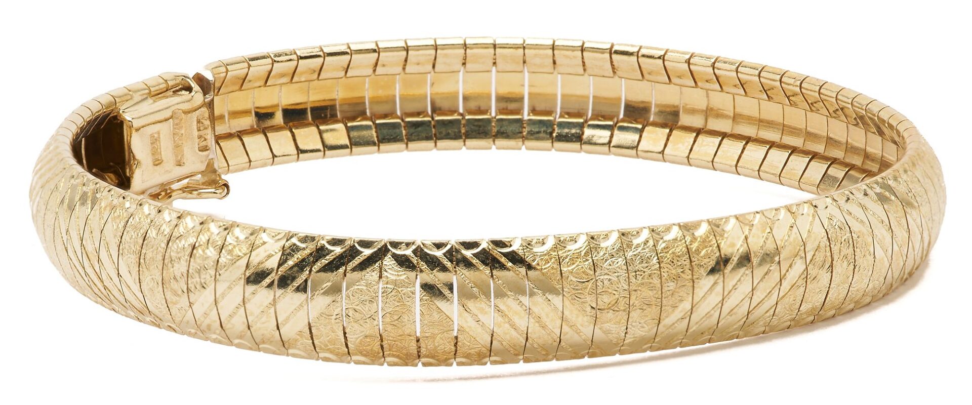 Lot 831: 14K Italian Gold Bracelet