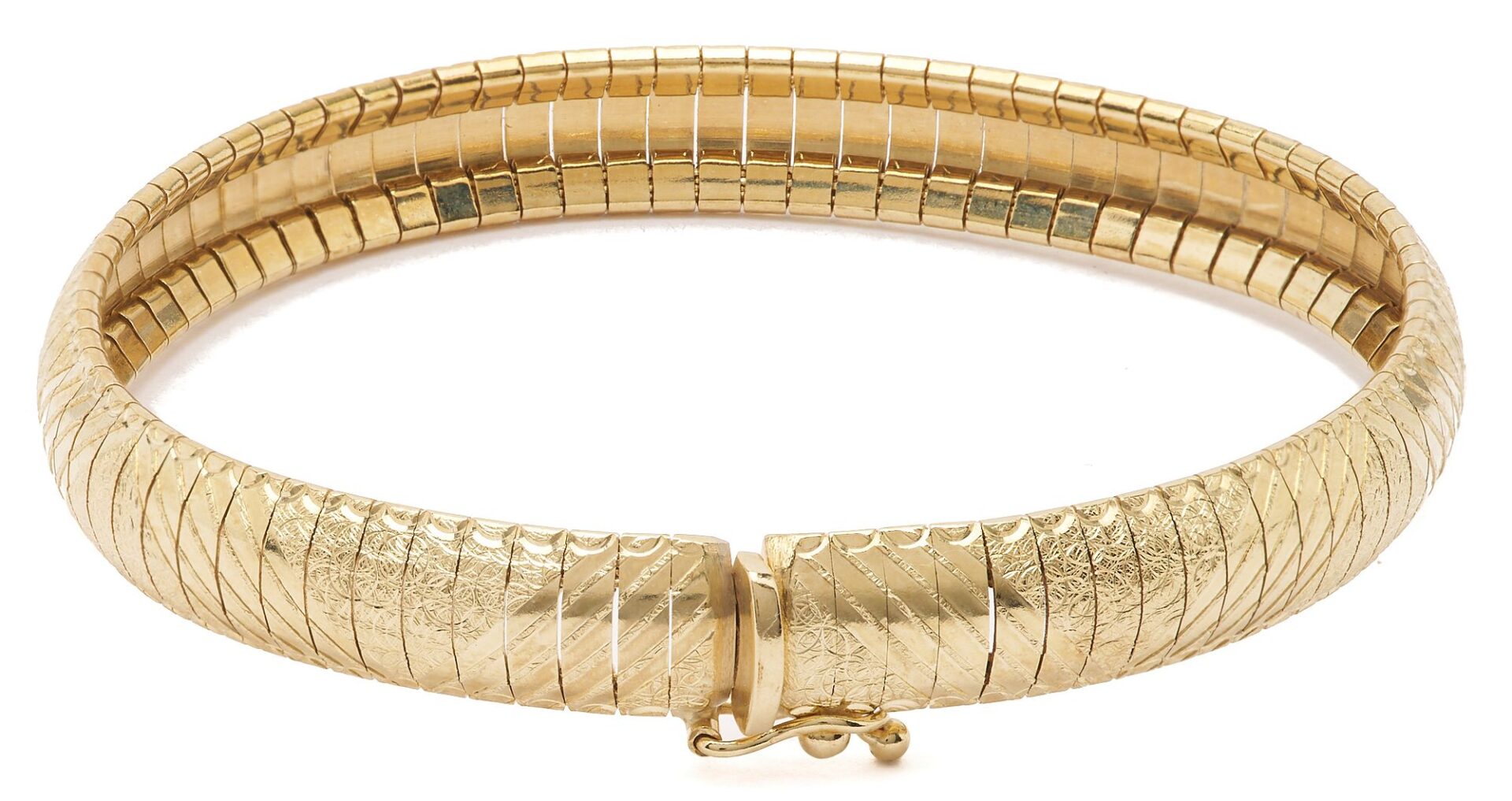 Lot 831: 14K Italian Gold Bracelet