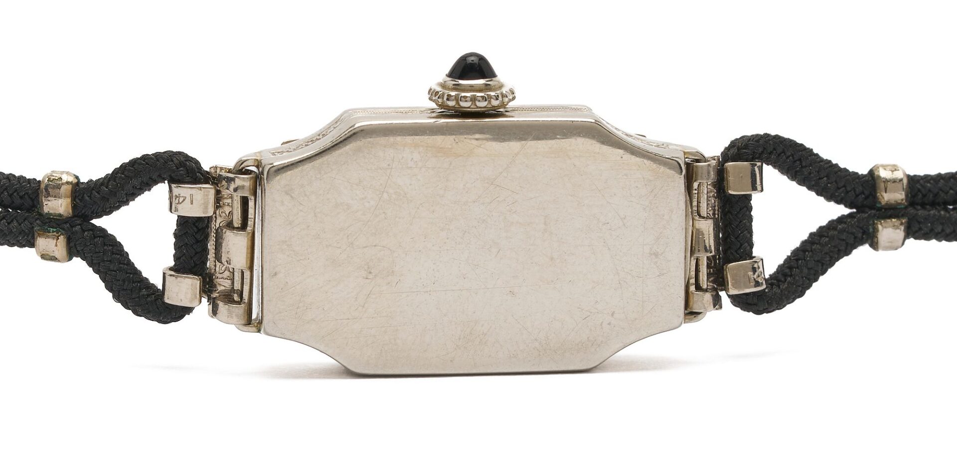 Lot 845: Two 14K White Gold & Diamond Wrist Watches