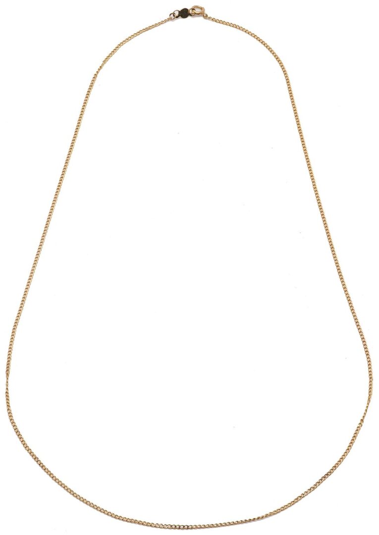Lot 846: 14K Gold & Gemstone Necklace & Pendant Lot
