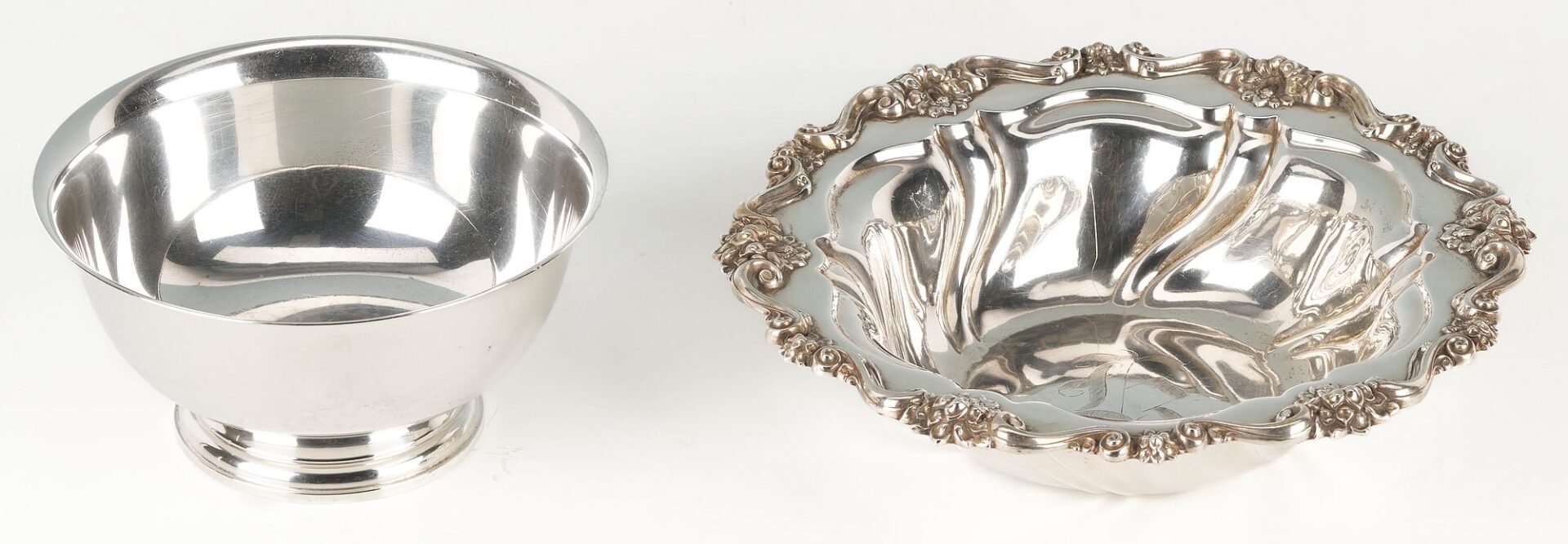 Lot 853: 2 Sterling Serving Bowls, International and Revere