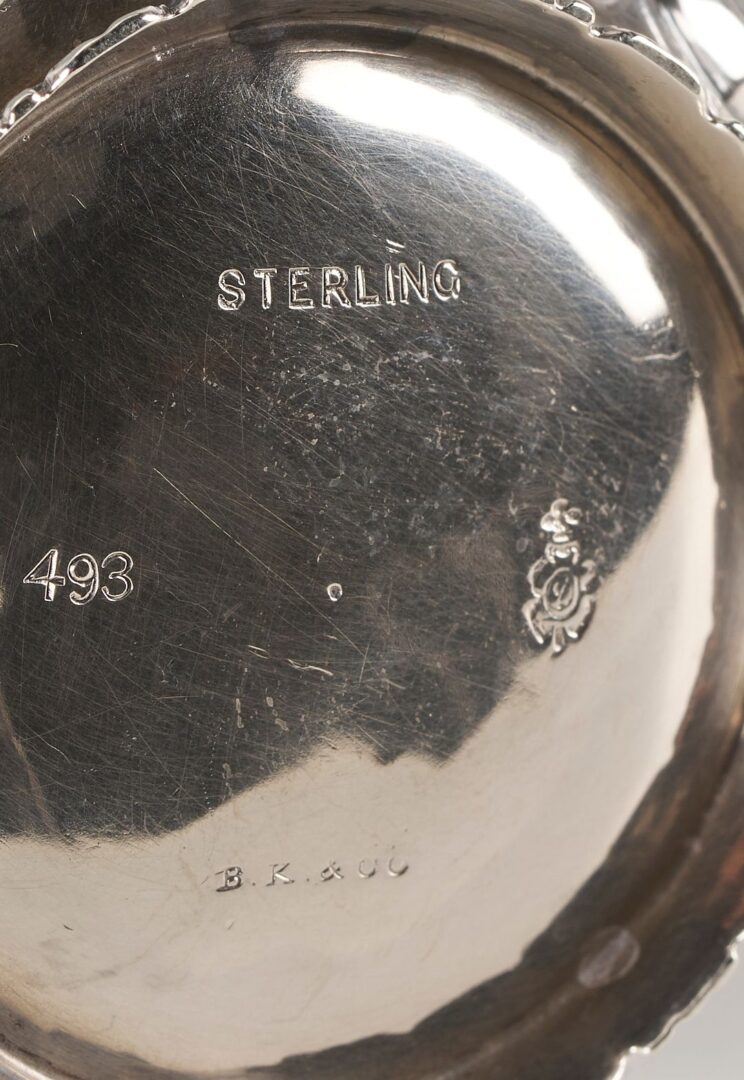 Lot 855: 4 Sterling Silver Serving Items, incl. Tiffany Tray