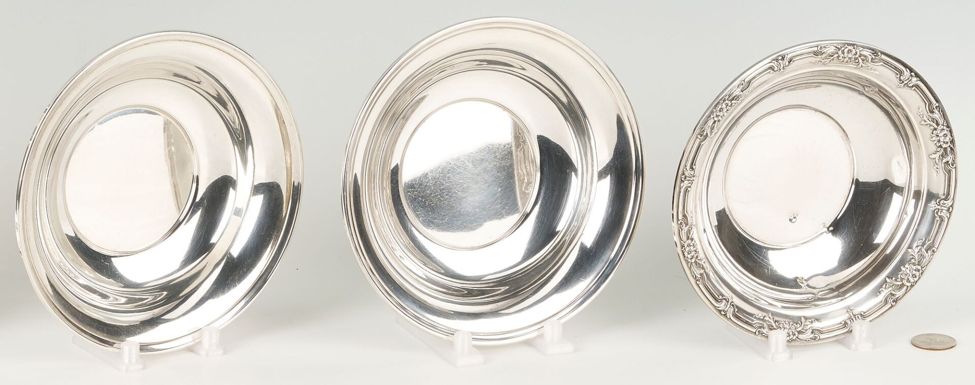 Lot 861: 5 Assembled Sterling Silver Bowls