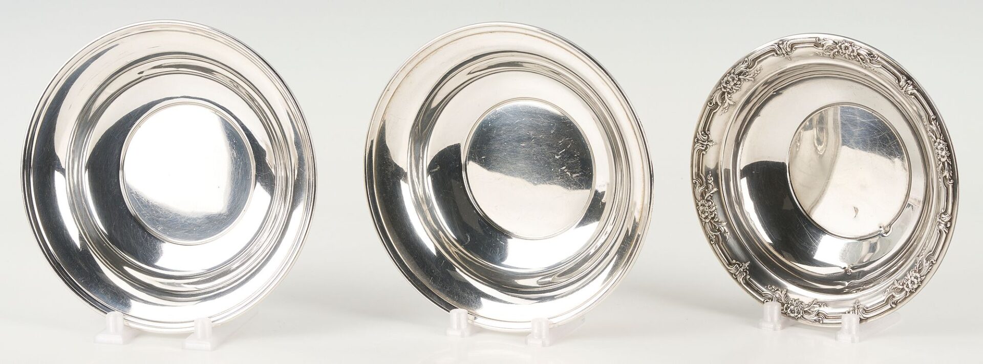 Lot 861: 5 Assembled Sterling Silver Bowls