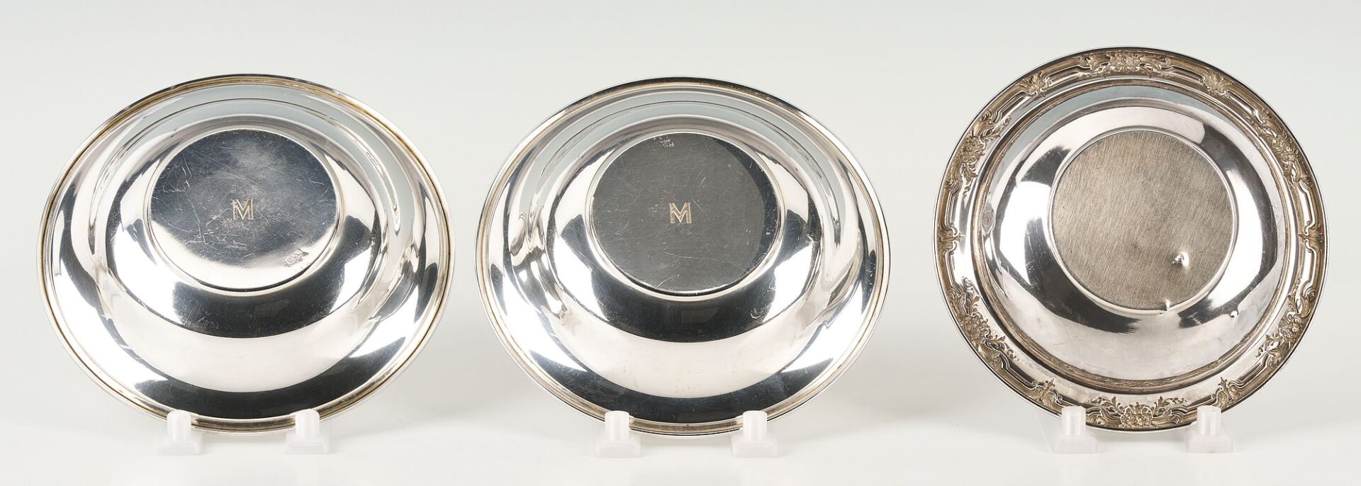 Lot 861: 5 Assembled Sterling Silver Bowls