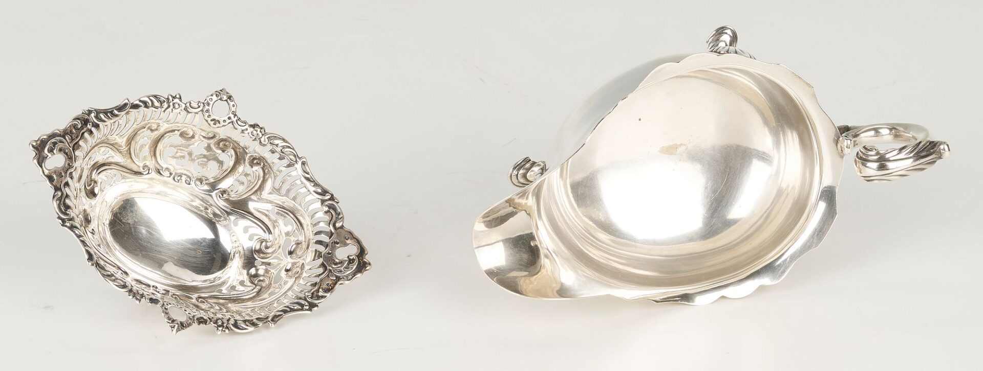 Lot 864: 4 small Sterling Silver Table Items, incl. Tiffany, Jensen
