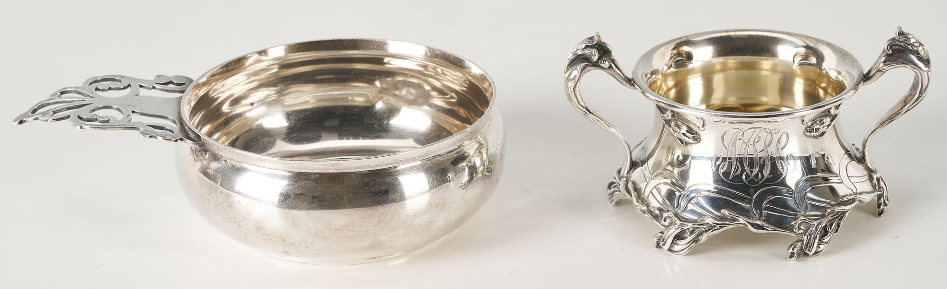 Lot 864: 4 small Sterling Silver Table Items, incl. Tiffany, Jensen