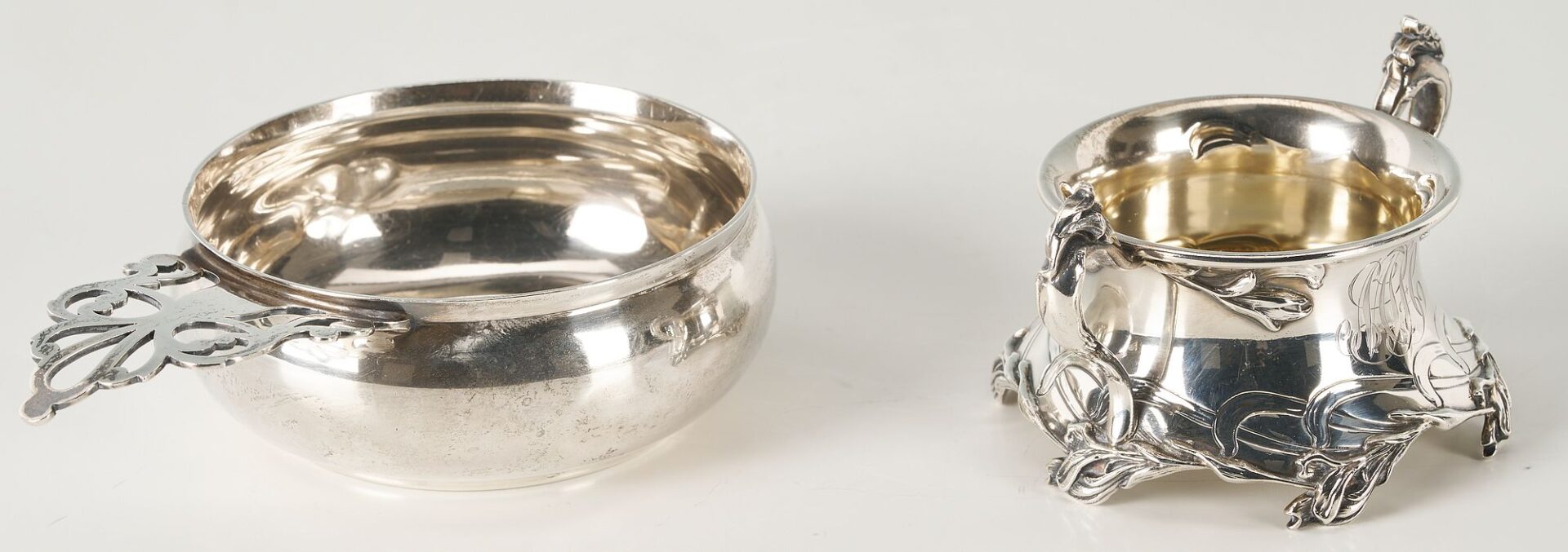 Lot 864: 4 small Sterling Silver Table Items, incl. Tiffany, Jensen