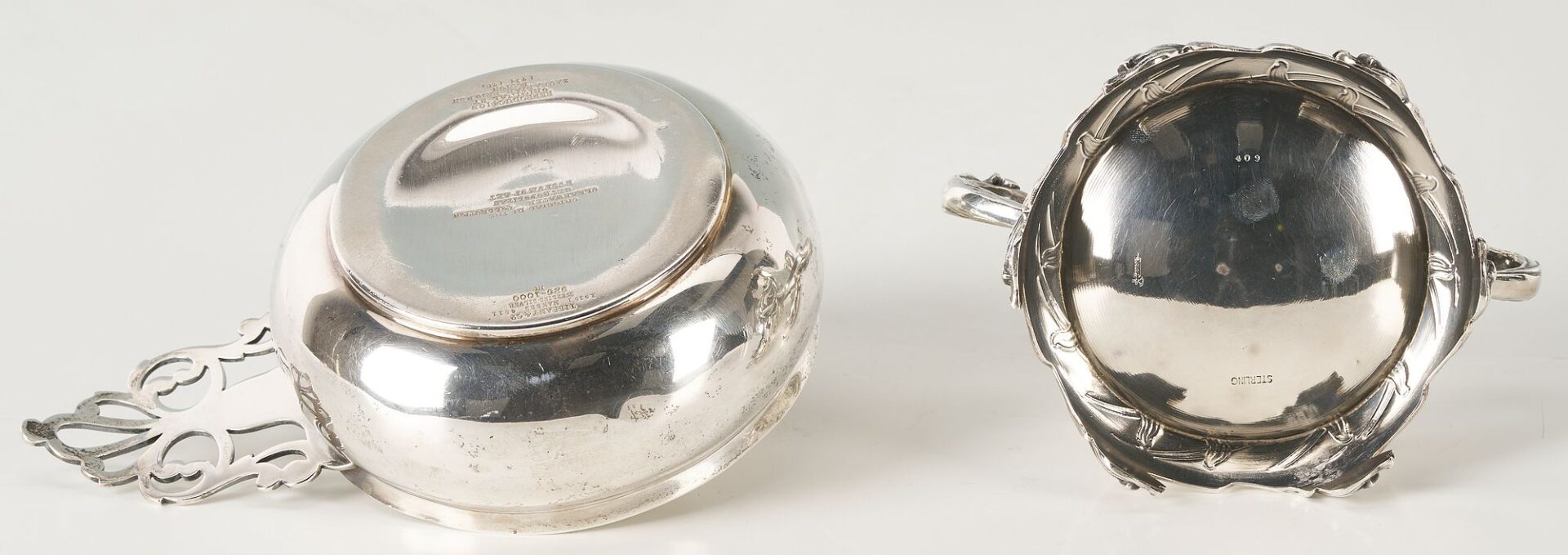Lot 864: 4 small Sterling Silver Table Items, incl. Tiffany, Jensen