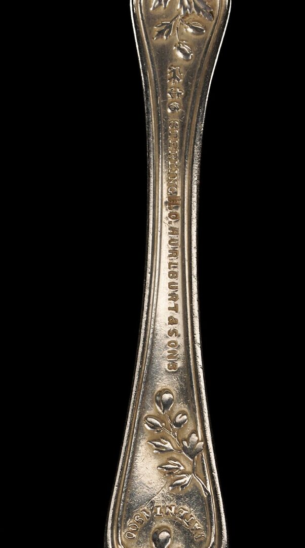 Lot 866: 26 Assorted Antique Sterling Silver Spoons, incl. Monogrammed