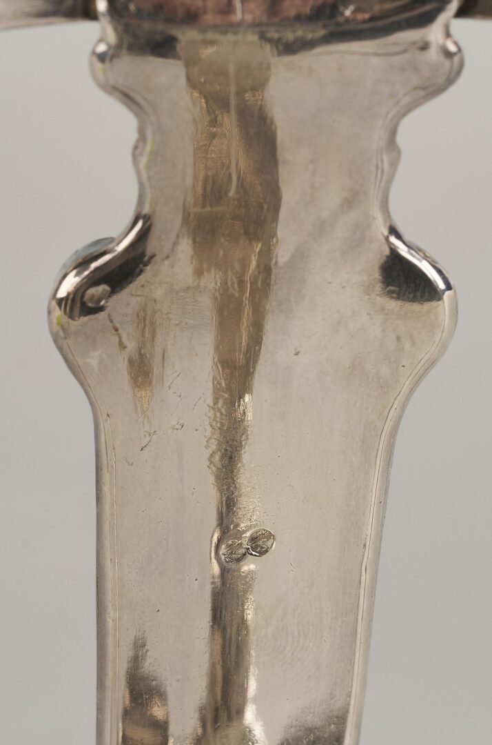 Lot 872: Silverplated Epergne and Plateau