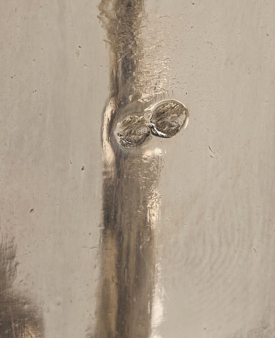 Lot 872: Silverplated Epergne and Plateau
