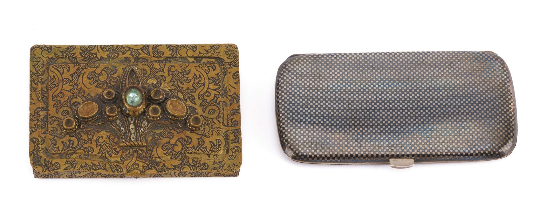 Lot 877: 4 Small Silver and Vertu Boxes incl. Japanese