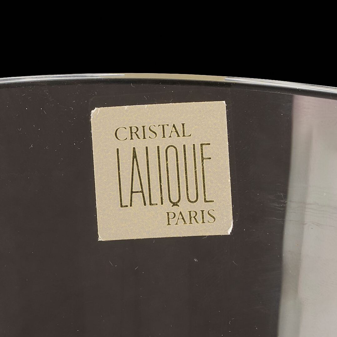 Lot 881: 2 Large Lalique Crystal Items, incl. Aries Compote