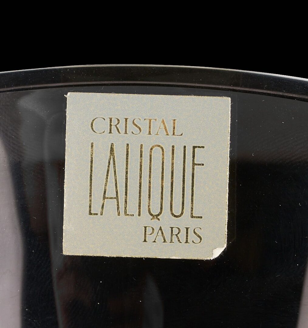 Lot 881: 2 Large Lalique Crystal Items, incl. Aries Compote