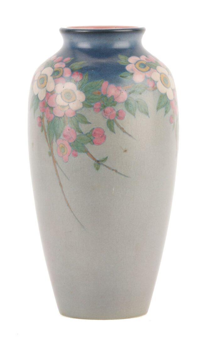 Lot 894: Rookwood Floral Vase, Lenore Asbury