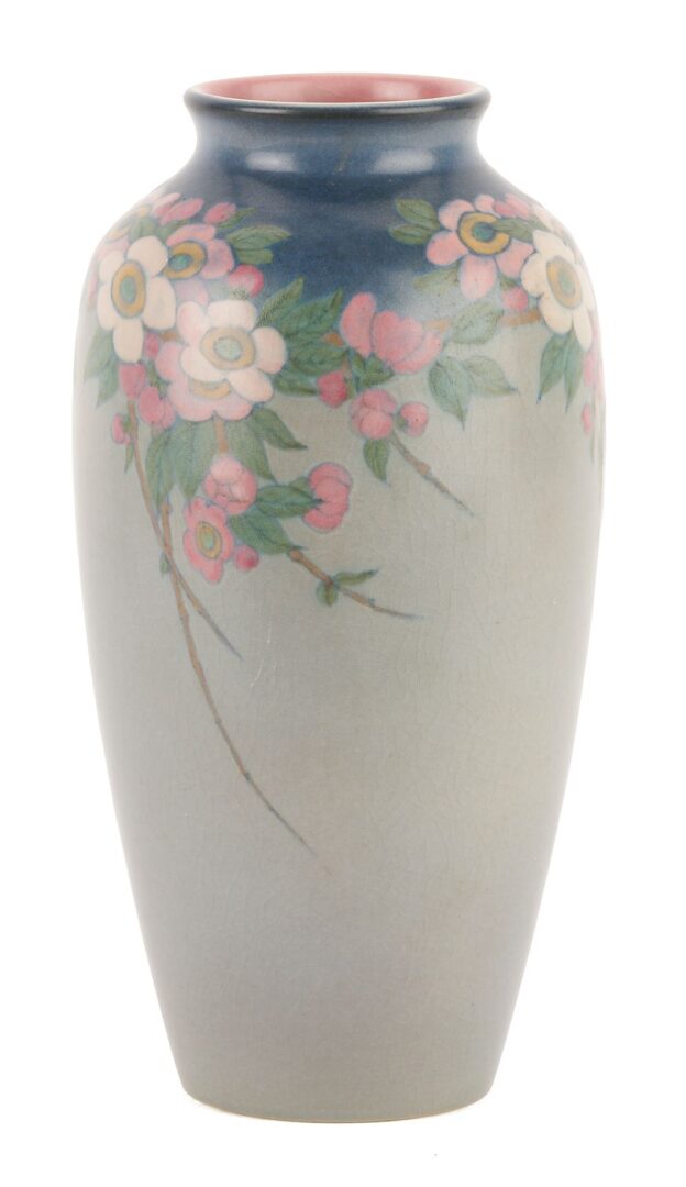 Lot 894: Rookwood Floral Vase, Lenore Asbury