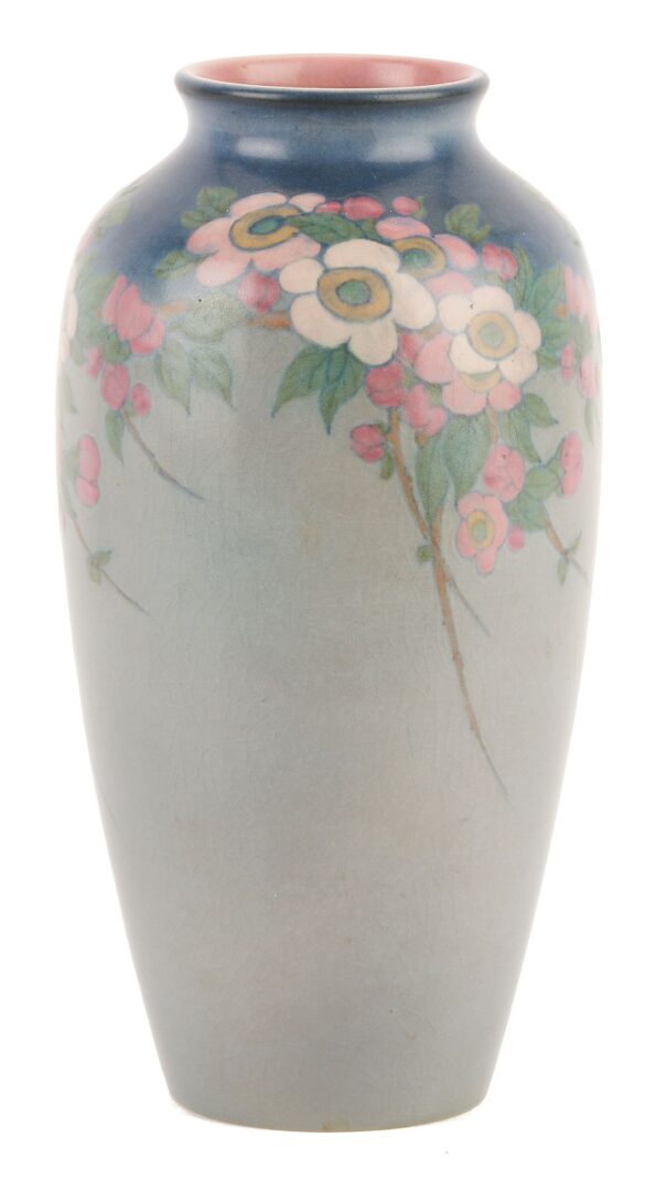 Lot 894: Rookwood Floral Vase, Lenore Asbury