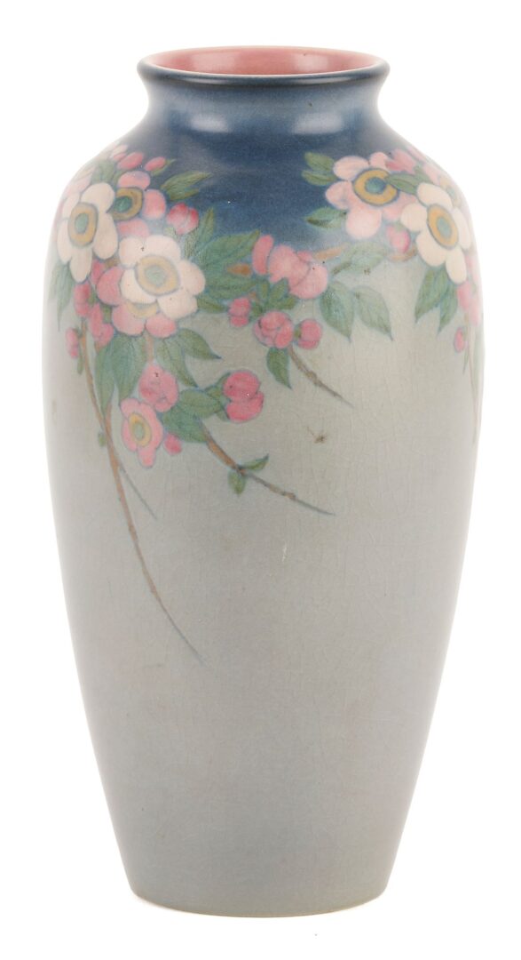 Lot 894: Rookwood Floral Vase, Lenore Asbury