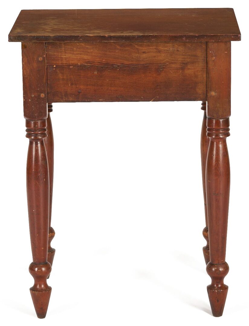 Lot 897: Tennessee Cherry One Drawer Table and Southern Cabriole Stand
