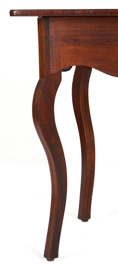 Lot 897: Tennessee Cherry One Drawer Table and Southern Cabriole Stand