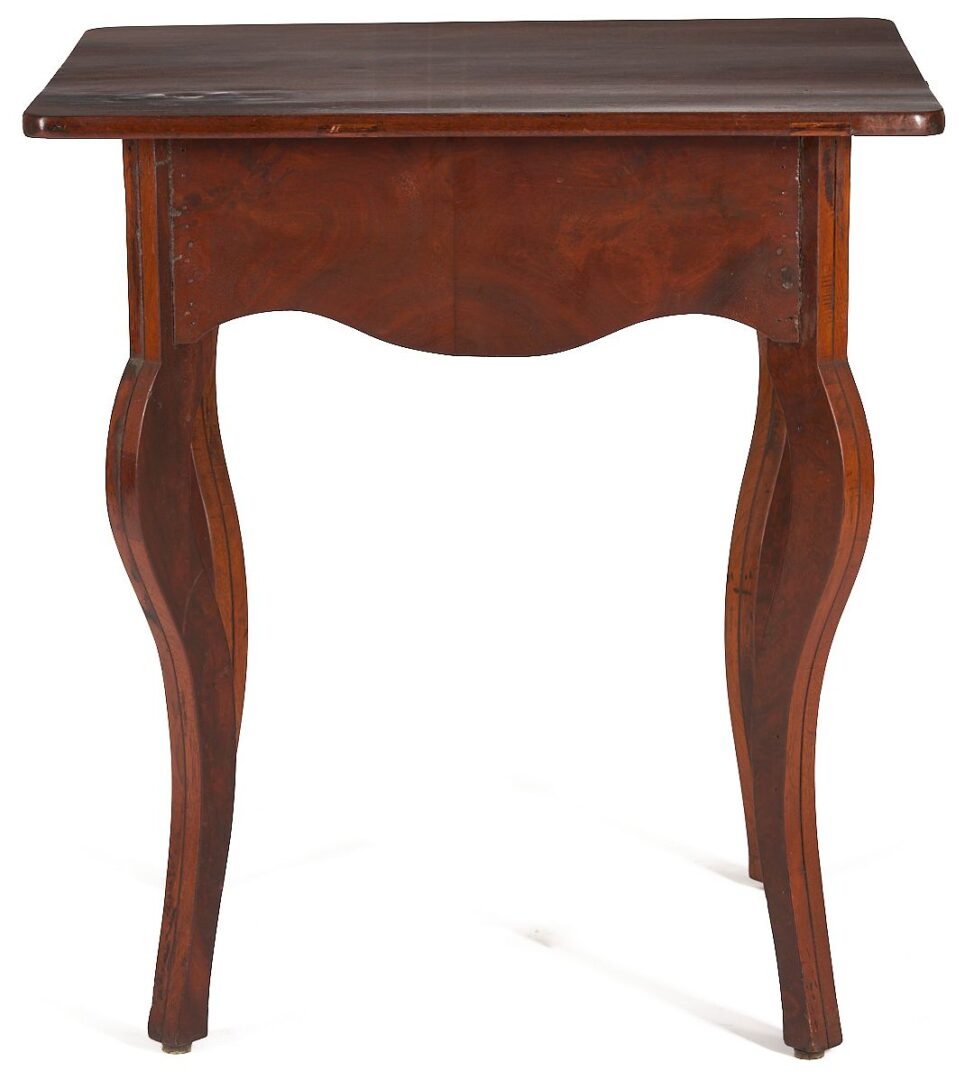 Lot 897: Tennessee Cherry One Drawer Table and Southern Cabriole Stand