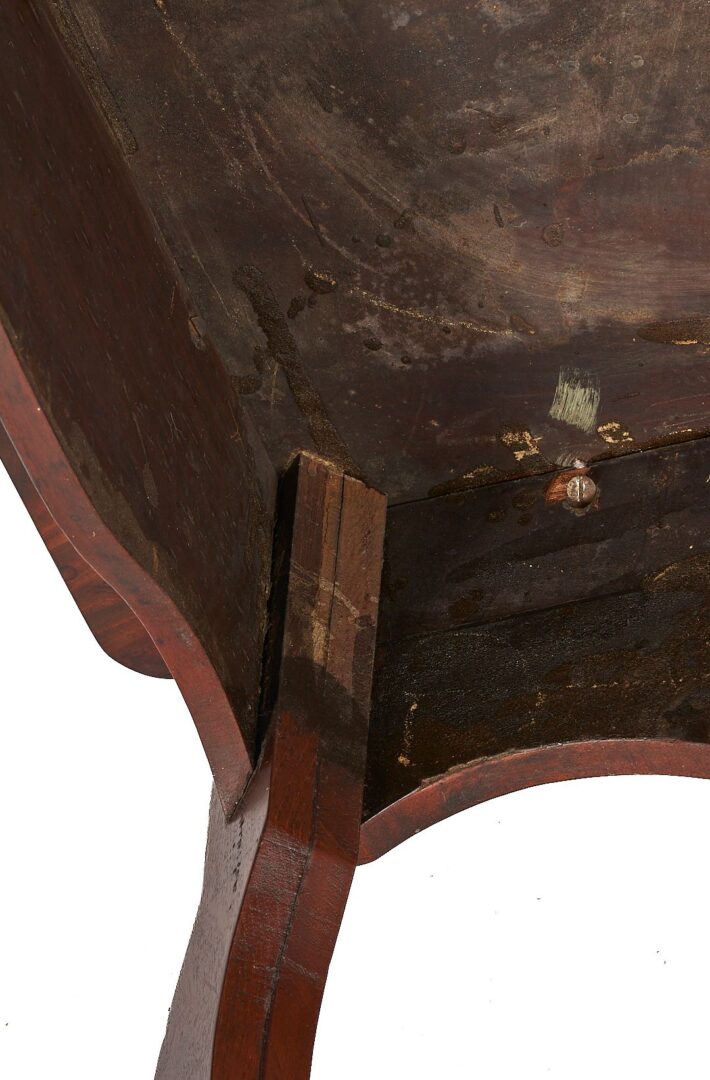 Lot 897: Tennessee Cherry One Drawer Table and Southern Cabriole Stand