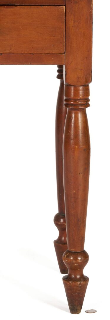 Lot 897: Tennessee Cherry One Drawer Table and Southern Cabriole Stand