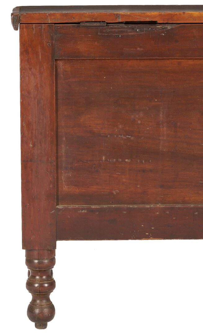Lot 898: Cherry Sheraton Paneled Blanket Chest