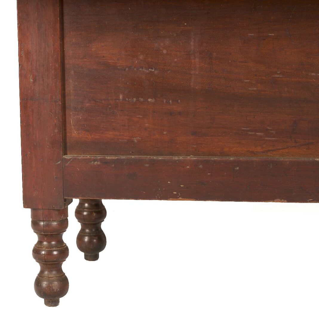 Lot 898: Cherry Sheraton Paneled Blanket Chest