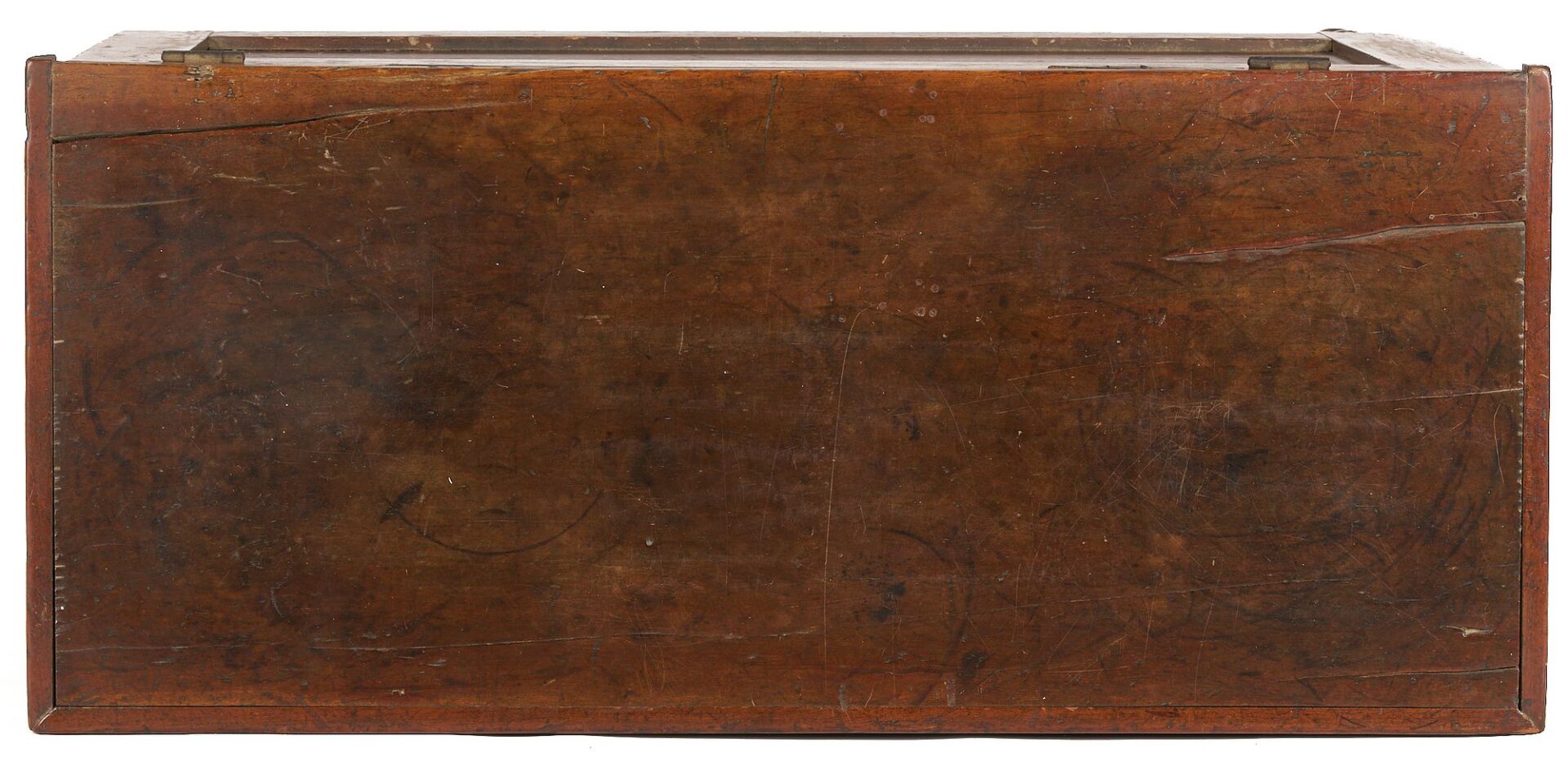Lot 898: Cherry Sheraton Paneled Blanket Chest