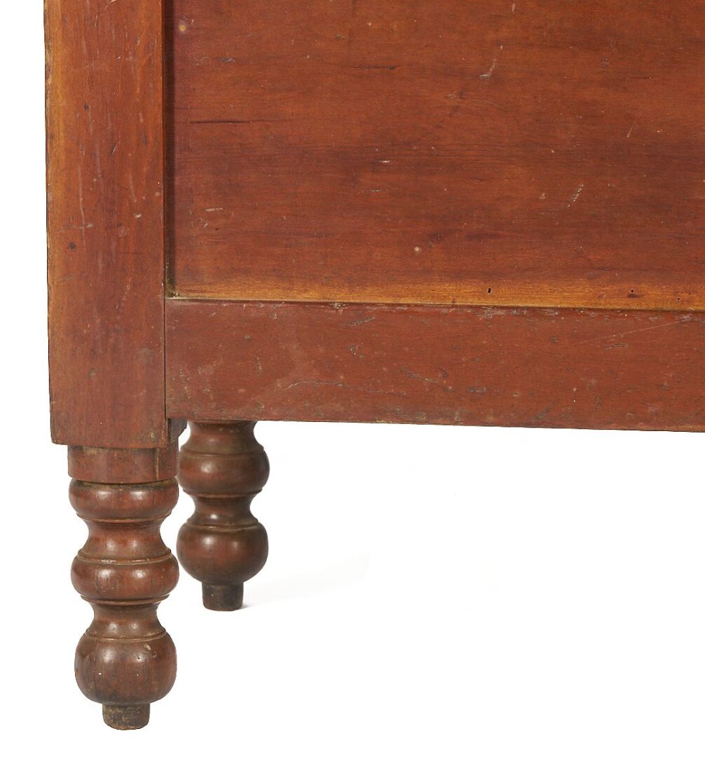 Lot 898: Cherry Sheraton Paneled Blanket Chest