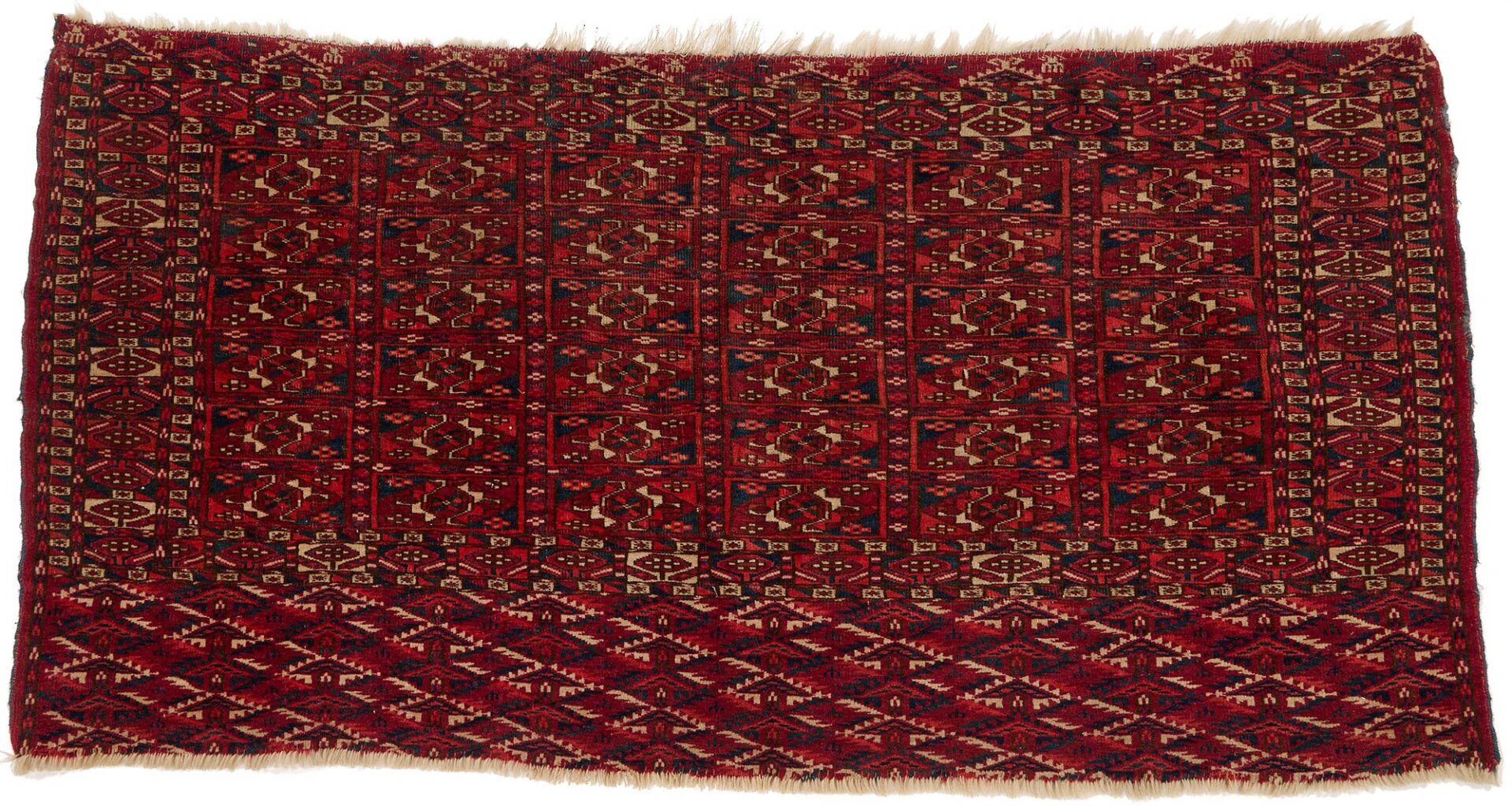 Lot 901: 2 Antique Tekke Turkmen Torba Rugs